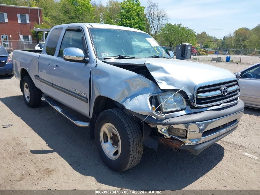 2000 Toyota Tundra Sr5 VIN: 5TBRN3410YS016911 Lot: 39373475