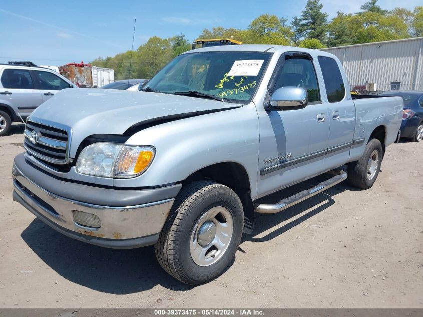 2000 Toyota Tundra Sr5 VIN: 5TBRN3410YS016911 Lot: 39373475