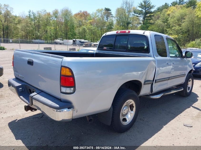 2000 Toyota Tundra Sr5 VIN: 5TBRN3410YS016911 Lot: 39373475