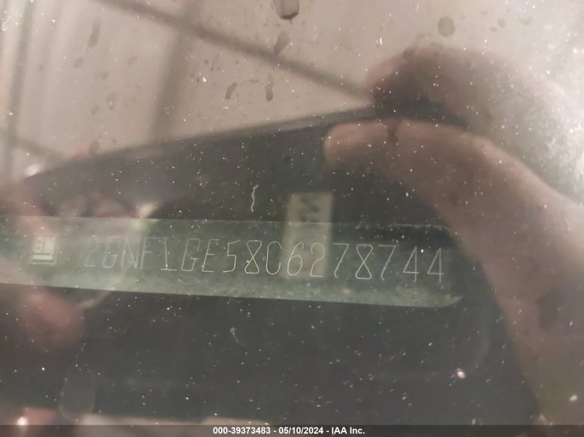 2012 Chevrolet Equinox Ltz VIN: 2GNFLGE58C6278744 Lot: 39373483