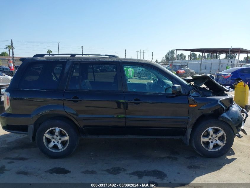 2008 Honda Pilot Ex-L VIN: 5FNYF18618B014566 Lot: 39373492