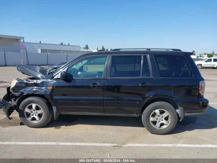 2008 Honda Pilot Ex-L VIN: 5FNYF18618B014566 Lot: 39373492