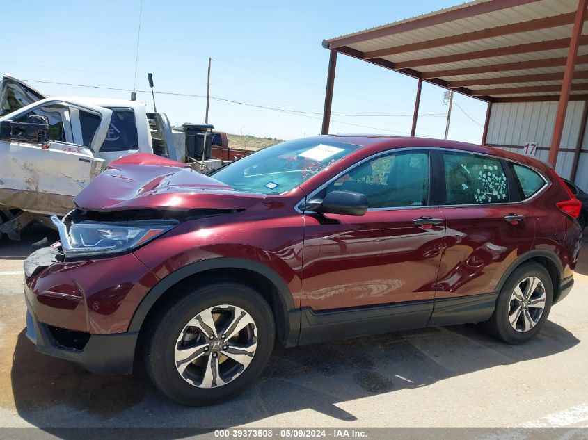 2019 Honda Cr-V Lx VIN: 2HKRW6H36KH209997 Lot: 39373508