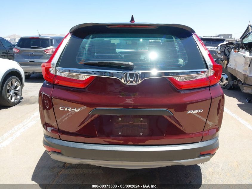 2019 Honda Cr-V Lx VIN: 2HKRW6H36KH209997 Lot: 39373508