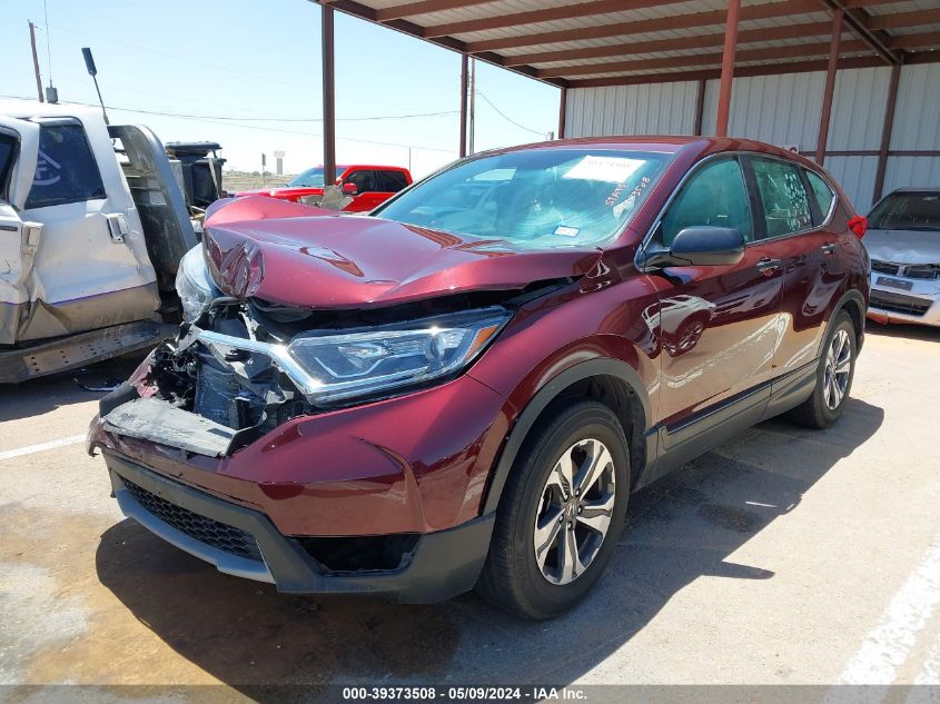 2019 Honda Cr-V Lx VIN: 2HKRW6H36KH209997 Lot: 39373508