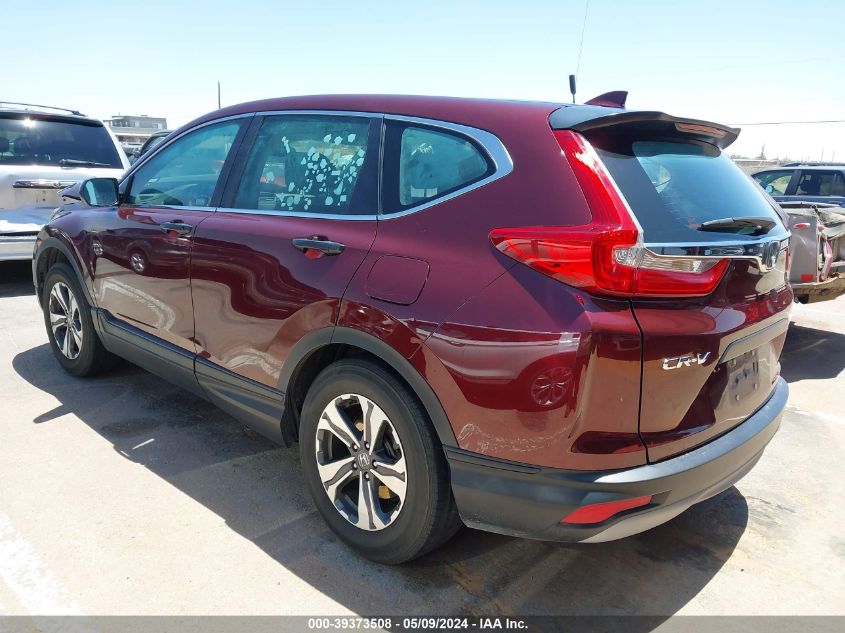 2019 Honda Cr-V Lx VIN: 2HKRW6H36KH209997 Lot: 39373508