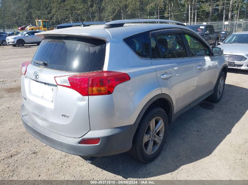 2015 Toyota Rav4 Xle VIN: 2T3WFREV4FW178533 Lot: 39373510