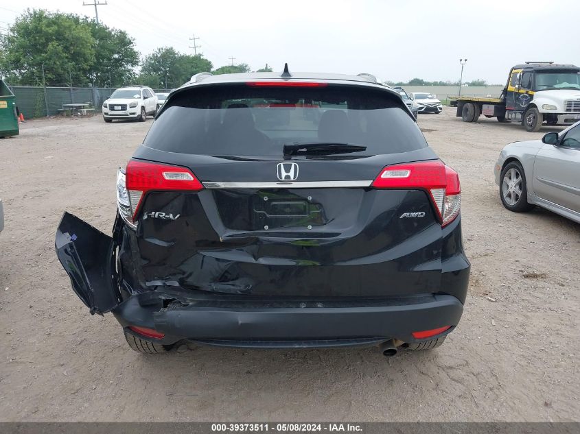 2022 Honda Hr-V Awd Ex VIN: 3CZRU6H59NM760490 Lot: 39373511