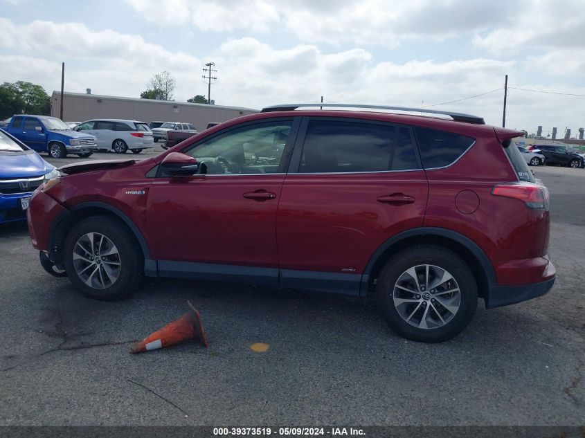 2018 Toyota Rav4 Hybrid Xle VIN: JTMRJREV0JD233044 Lot: 39373519