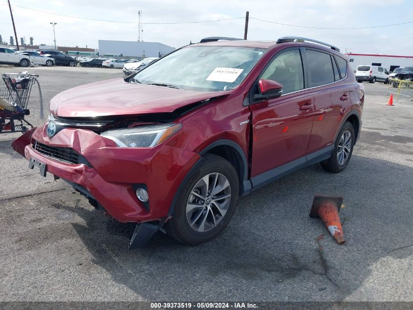 2018 Toyota Rav4 Hybrid Xle VIN: JTMRJREV0JD233044 Lot: 39373519