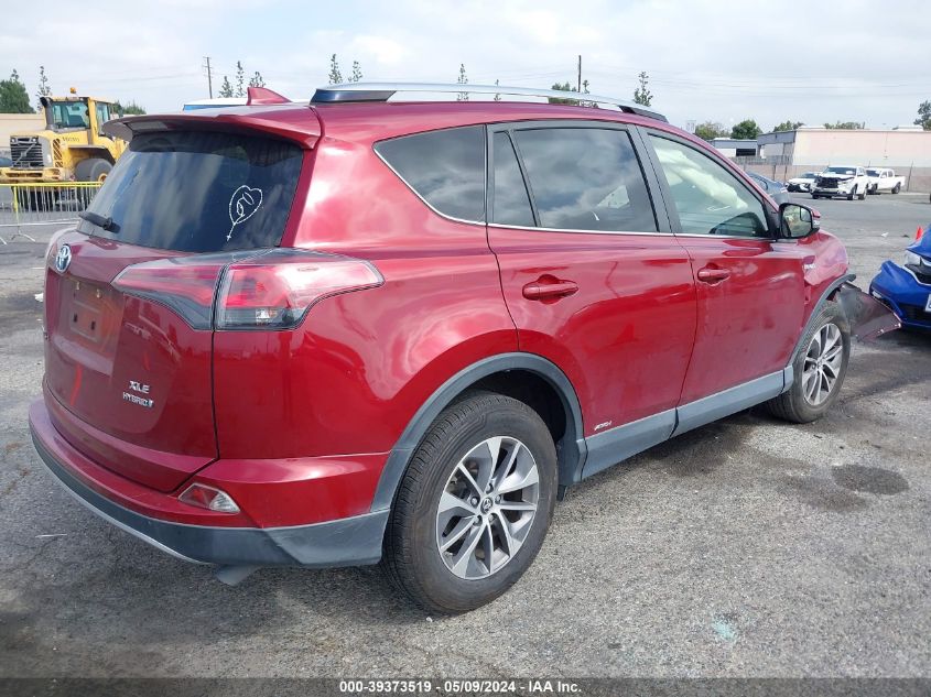 2018 Toyota Rav4 Hybrid Xle VIN: JTMRJREV0JD233044 Lot: 39373519