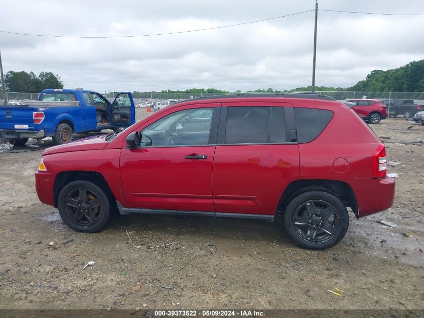 2009 Jeep Compass Sport VIN: 1J8FT47B69D238403 Lot: 39373522