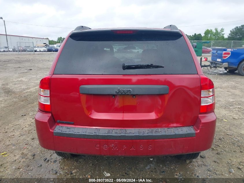 2009 Jeep Compass Sport VIN: 1J8FT47B69D238403 Lot: 39373522