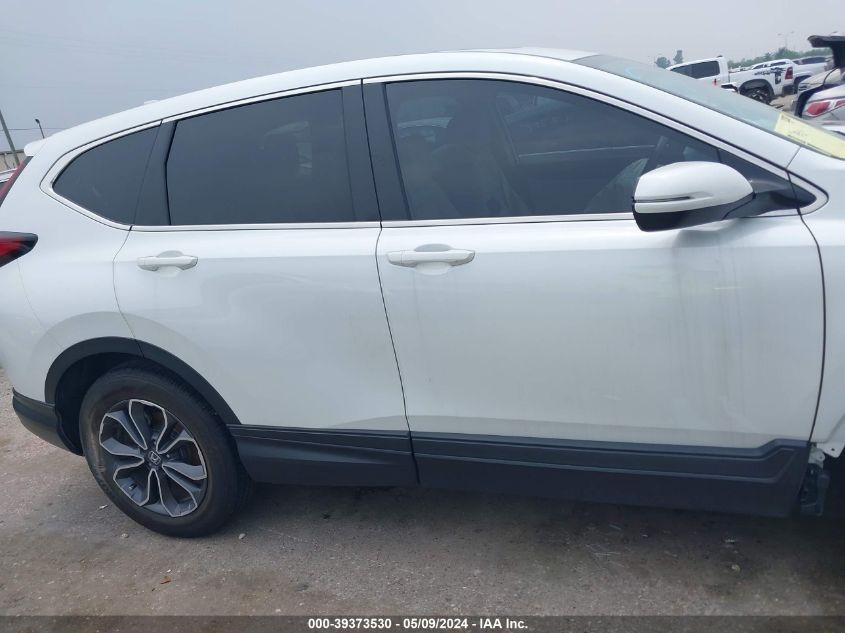 2022 Honda Cr-V 2Wd Ex-L VIN: 7FARW1H80NE021224 Lot: 39373530