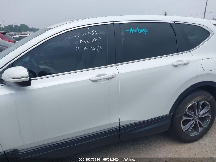 2022 Honda Cr-V 2Wd Ex-L VIN: 7FARW1H80NE021224 Lot: 39373530