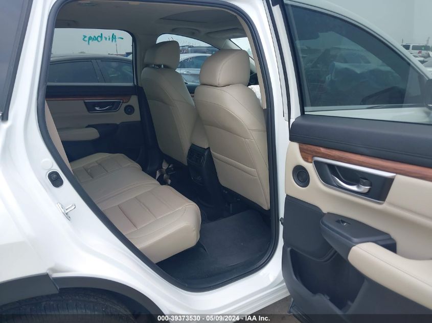 2022 Honda Cr-V 2Wd Ex-L VIN: 7FARW1H80NE021224 Lot: 39373530