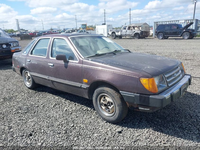 1984 Ford Tempo Glx VIN: 1FABP23RXEK240510 Lot: 39373562