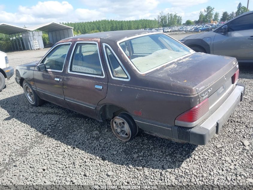 1984 Ford Tempo Glx VIN: 1FABP23RXEK240510 Lot: 39373562