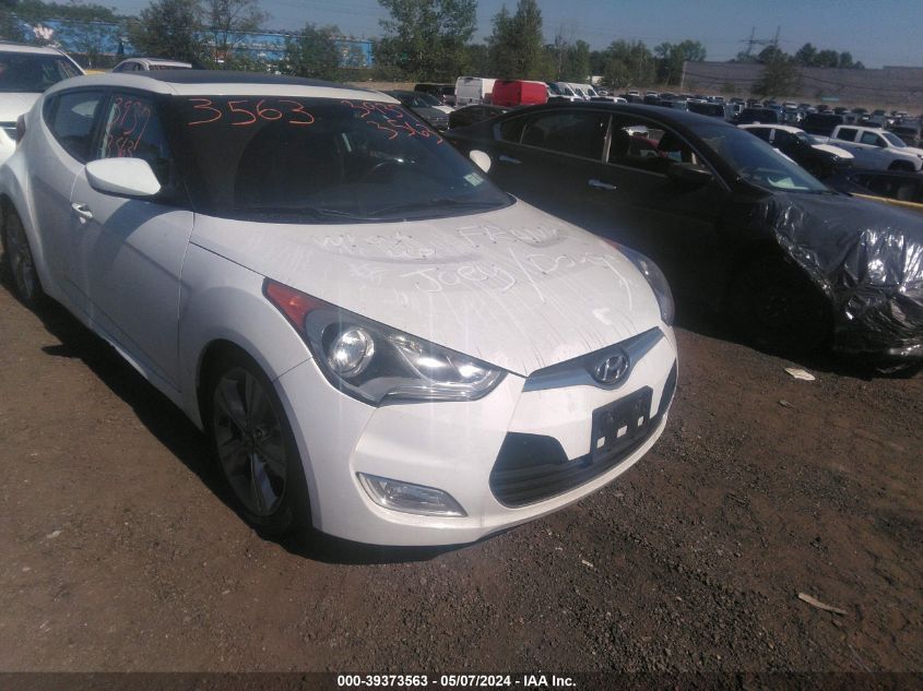 2016 HYUNDAI VELOSTER - KMHTC6AD0GU272992