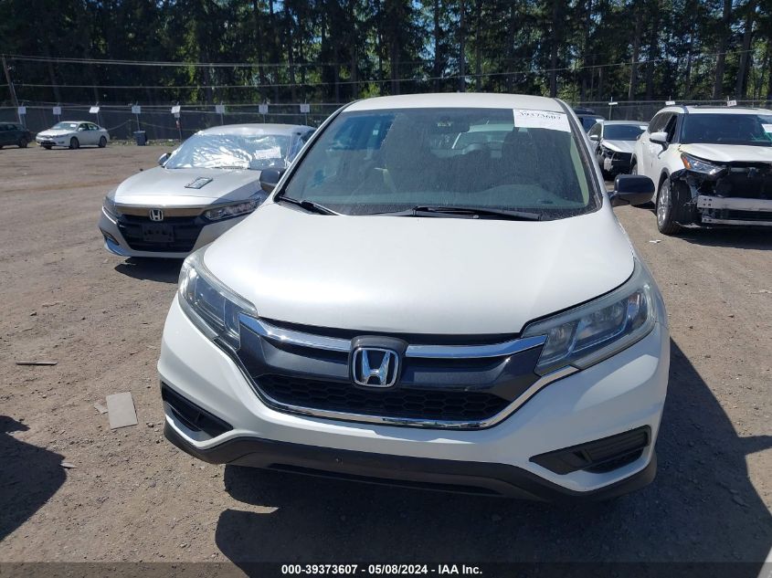 2016 Honda Cr-V Lx VIN: 5J6RM4H38GL051380 Lot: 39373607