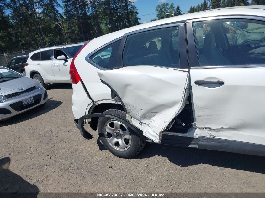 2016 Honda Cr-V Lx VIN: 5J6RM4H38GL051380 Lot: 39373607