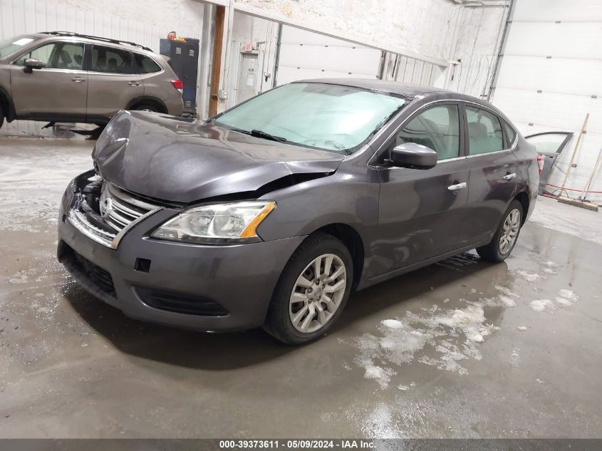 2014 Nissan Sentra Sv VIN: 3N1AB7AP5EY330865 Lot: 39373611