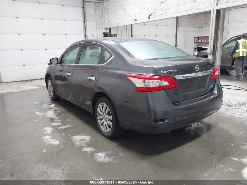 2014 Nissan Sentra Sv VIN: 3N1AB7AP5EY330865 Lot: 39373611