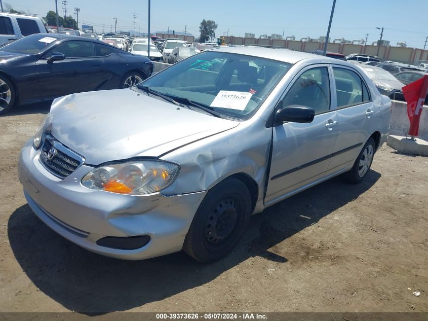 2007 Toyota Corolla Ce VIN: JTDBR32E270121552 Lot: 39373626