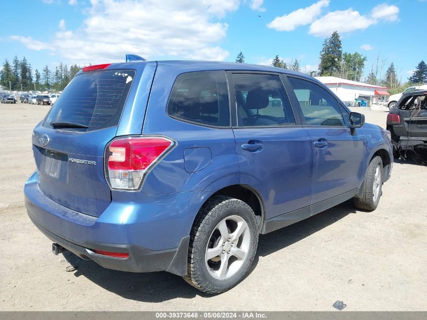 2018 Subaru Forester 2.5I VIN: JF2SJAAC3JH581227 Lot: 39373648