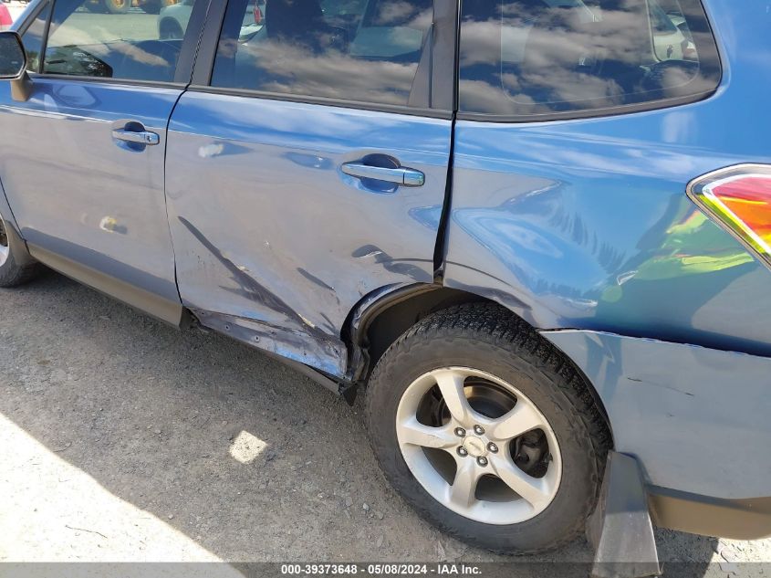 2018 Subaru Forester 2.5I VIN: JF2SJAAC3JH581227 Lot: 39373648