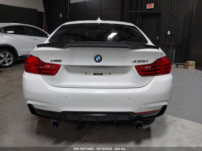 2016 BMW 435I Gran Coupe xDrive VIN: WBA4B3C5XGG528048 Lot: 39373652