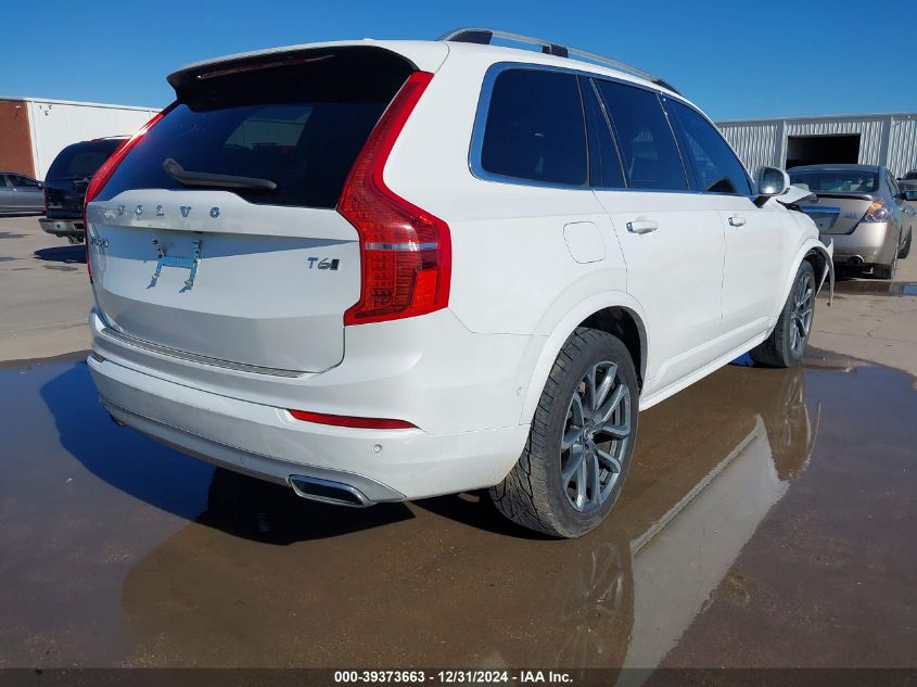 VIN YV4A22PK5K1424396 2019 Volvo XC90, T6 Momentum no.4