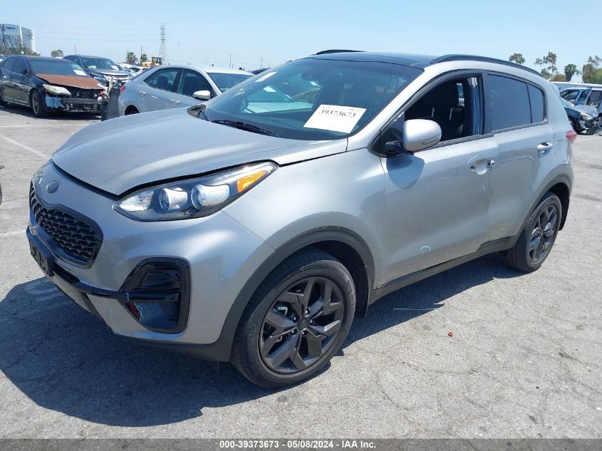 2021 Kia Sportage S VIN: KNDP6CAC5M7911767 Lot: 39373673