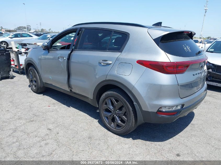 2021 Kia Sportage S VIN: KNDP6CAC5M7911767 Lot: 39373673