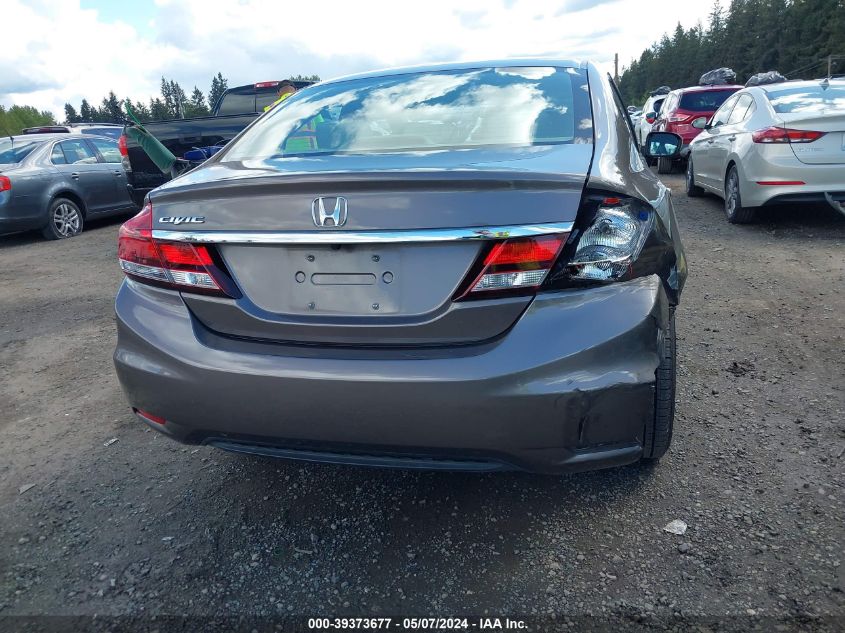 2015 Honda Civic Lx VIN: 19XFB2F56FE262303 Lot: 39373677