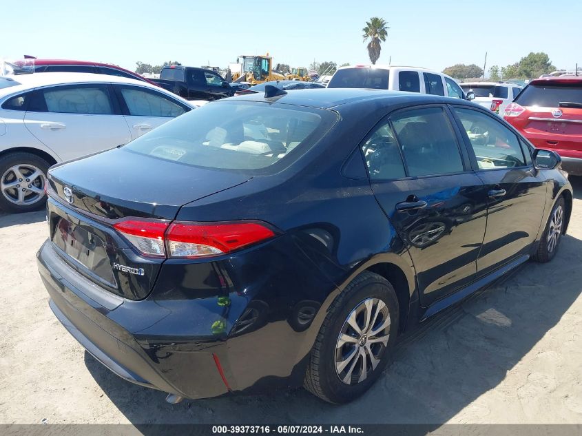 2022 Toyota Corolla Hybrid Le VIN: JTDEAMDE8NJ049836 Lot: 39373716