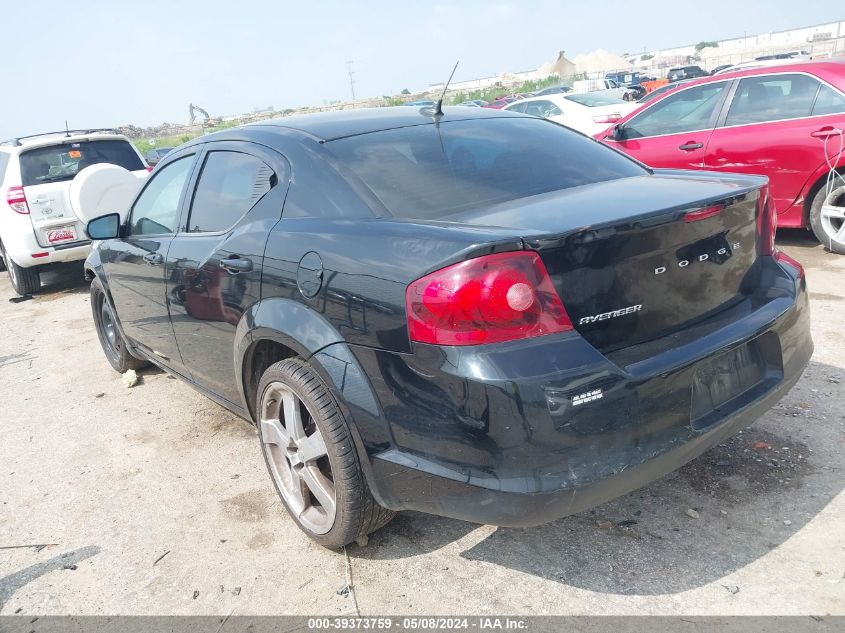 2013 Dodge Avenger Se VIN: 1C3CDZAB2DN581035 Lot: 39373759