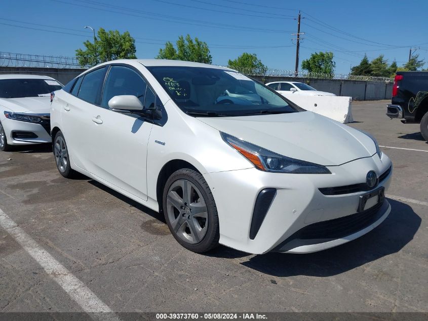 2019 Toyota Prius Limited VIN: JTDKARFU5K3085231 Lot: 39373760