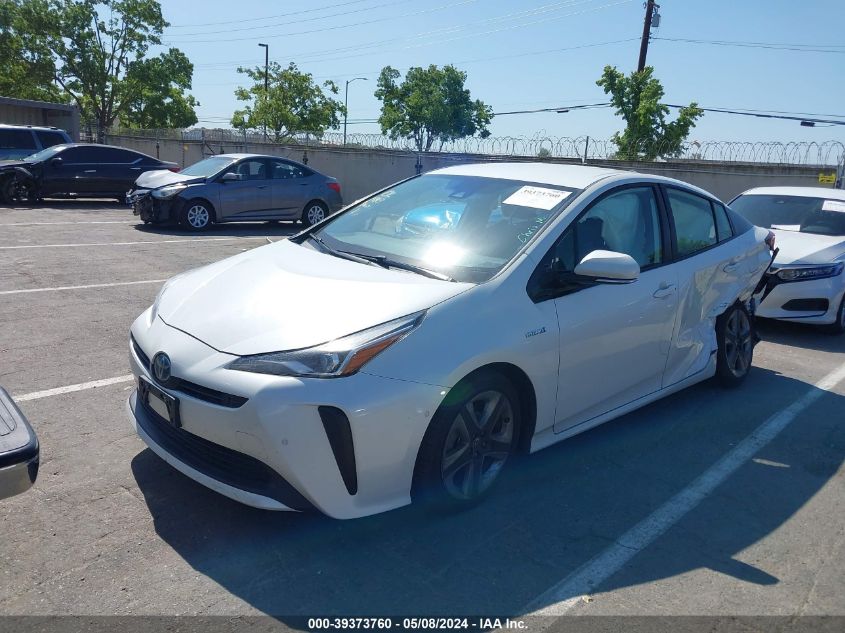 2019 Toyota Prius Limited VIN: JTDKARFU5K3085231 Lot: 39373760