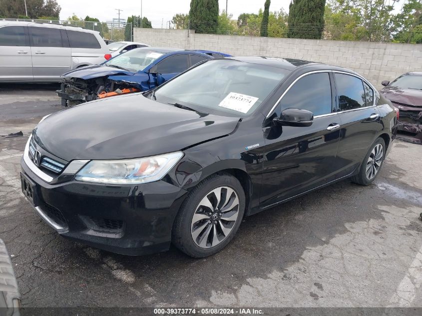 2015 Honda Accord Hybrid Touring VIN: 1HGCR6F76F8002440 Lot: 39373774