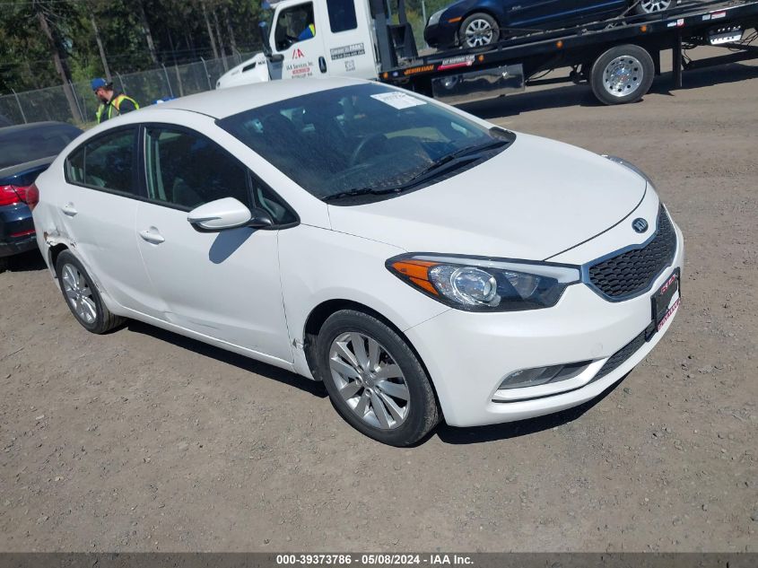 2016 Kia Forte Lx VIN: KNAFX4A67G5444339 Lot: 39373786