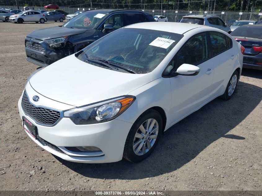 2016 Kia Forte Lx VIN: KNAFX4A67G5444339 Lot: 39373786