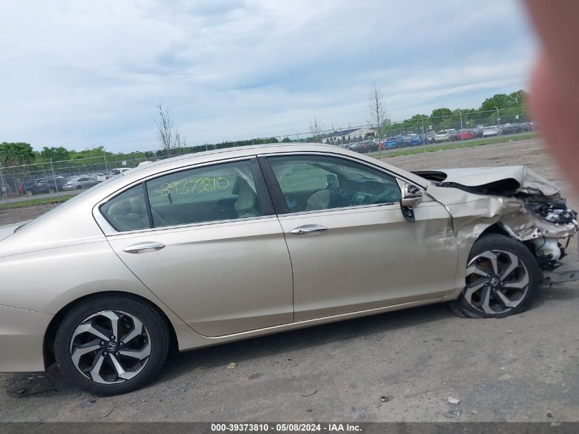 2016 Honda Accord Ex-L VIN: 1HGCR2F89GA182945 Lot: 39373810