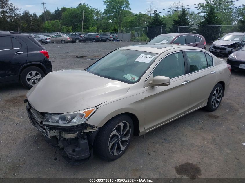 2016 Honda Accord Ex-L VIN: 1HGCR2F89GA182945 Lot: 39373810