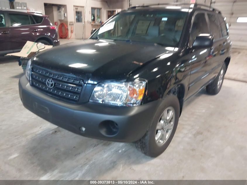 2005 Toyota Highlander V6 VIN: JTEGP21A950068264 Lot: 39373813