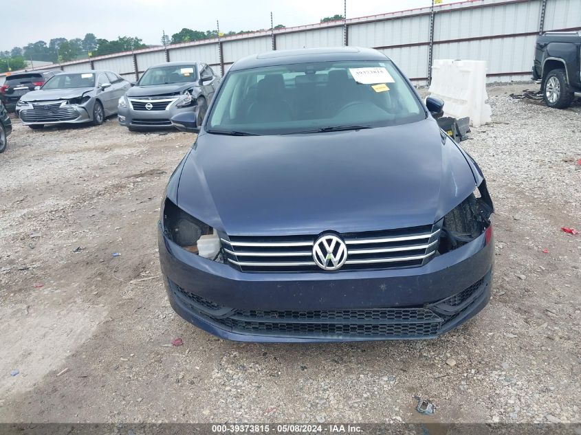 2012 Volkswagen Passat 2.0L Tdi Se VIN: 1VWBN7A37CC074351 Lot: 39373815