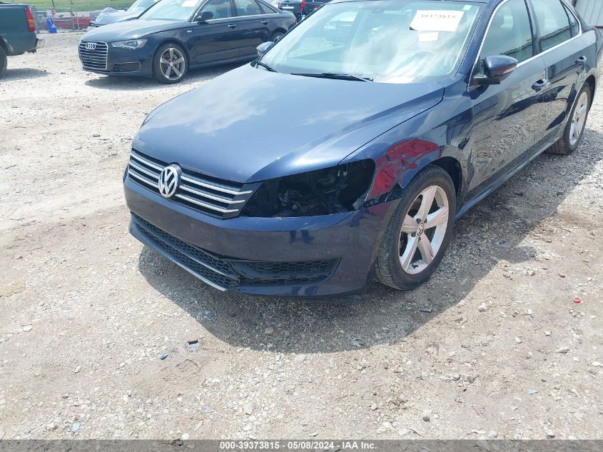 2012 Volkswagen Passat 2.0L Tdi Se VIN: 1VWBN7A37CC074351 Lot: 39373815