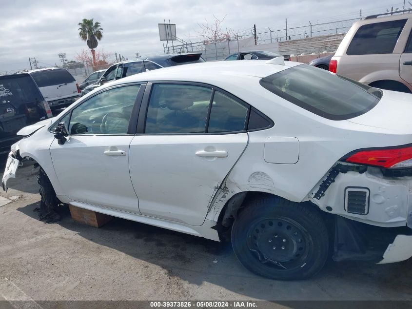 2020 Toyota Corolla Le VIN: JTDEPRAE0LJ023101 Lot: 39373826