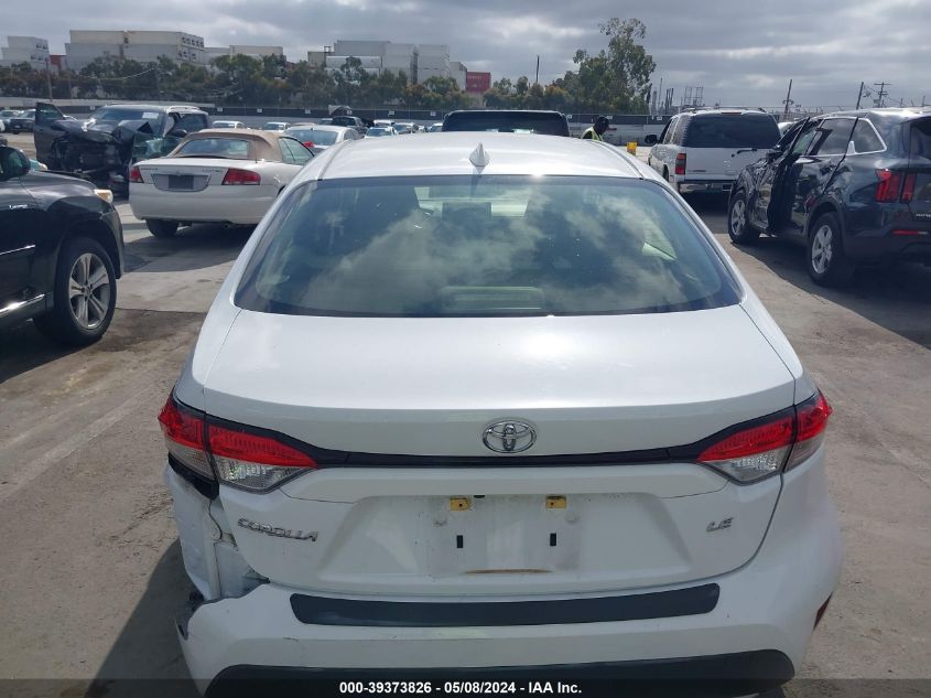 2020 Toyota Corolla Le VIN: JTDEPRAE0LJ023101 Lot: 39373826