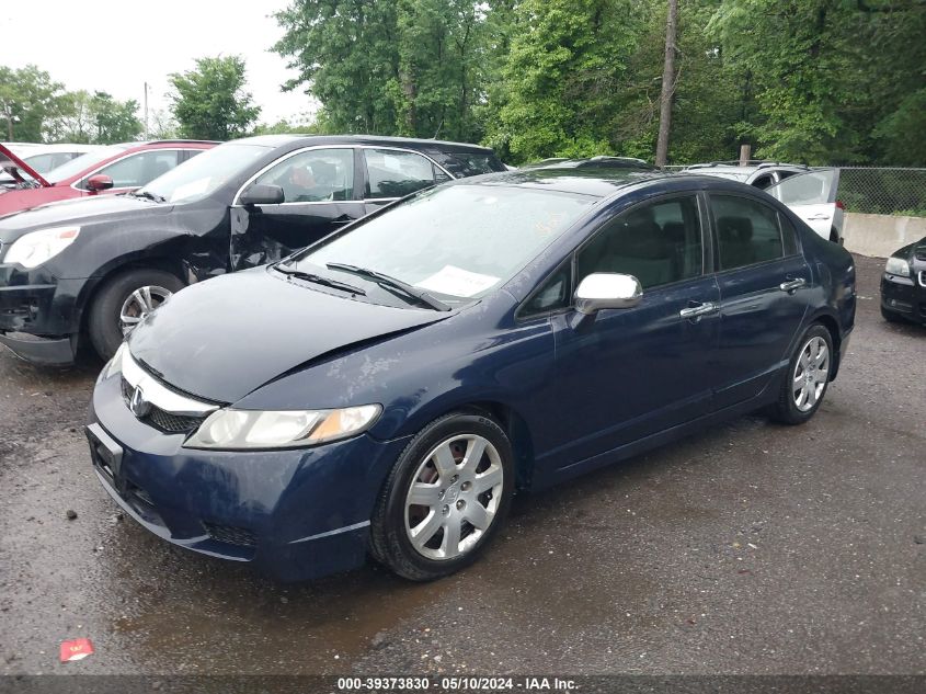 2009 Honda Civic Lx VIN: 2HGFA16569H546330 Lot: 39373830